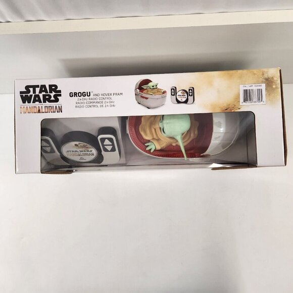 Star Wars Mandalorian Grogu & Hover Pram RC Remote Control Disney NEW - Picture 6 of 12